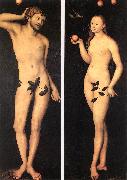 CRANACH, Lucas the Elder Adam and Eve fh oil painting picture wholesale